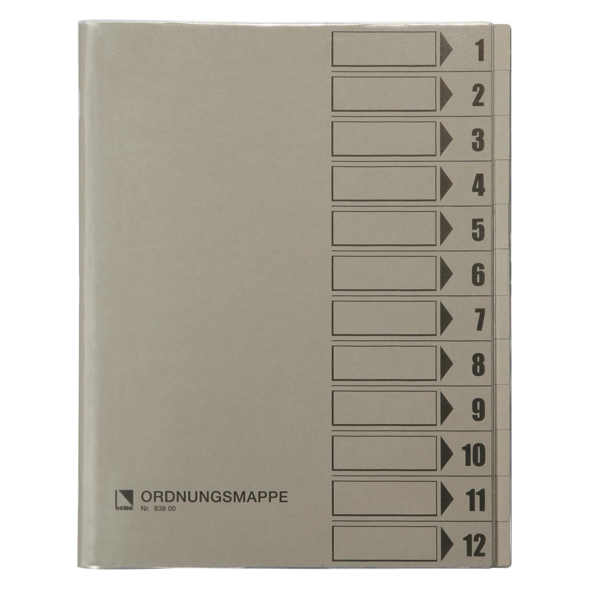 Bene Ordnungsmappe Verwendung für Papierformat: DIN A4 Grammatur: 230 g/m² (A4) (083800GR)
