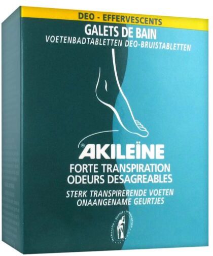 Akileïne Effervescent Bath Deodorant Tablets 7 x 12 gr