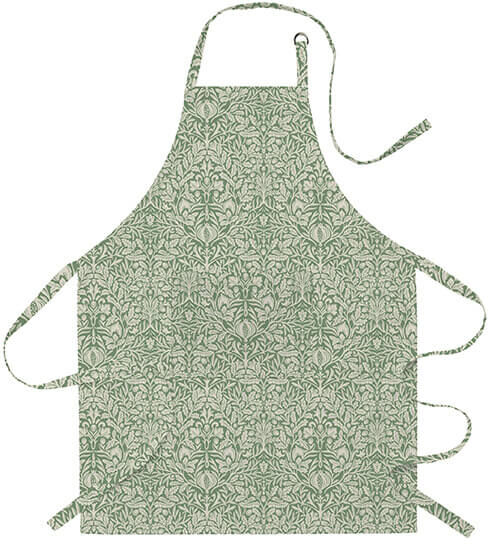 William Morris Acorn Green Apron