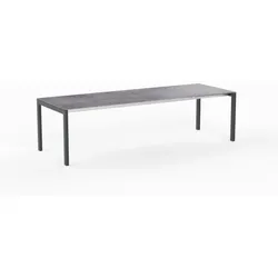 sitMOBILIA Gartentisch ausziehbar Ventura 210/270 x 95 cm Edelstahl Sirius