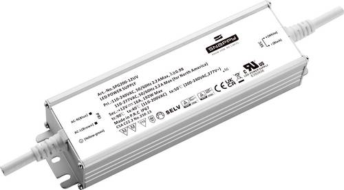 Dehner Elektronik SPG 200-12V LED-Treiber Konstantspannung 200W 16A 12 V/DC Überlastschutz, Outdoor, Möbelzulassung, Überspannung