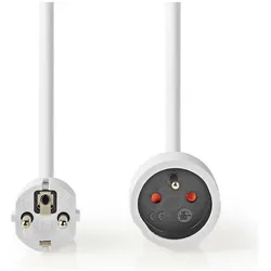 Nedis PEXC110EWT (10 m), Stromkabel, Weiss