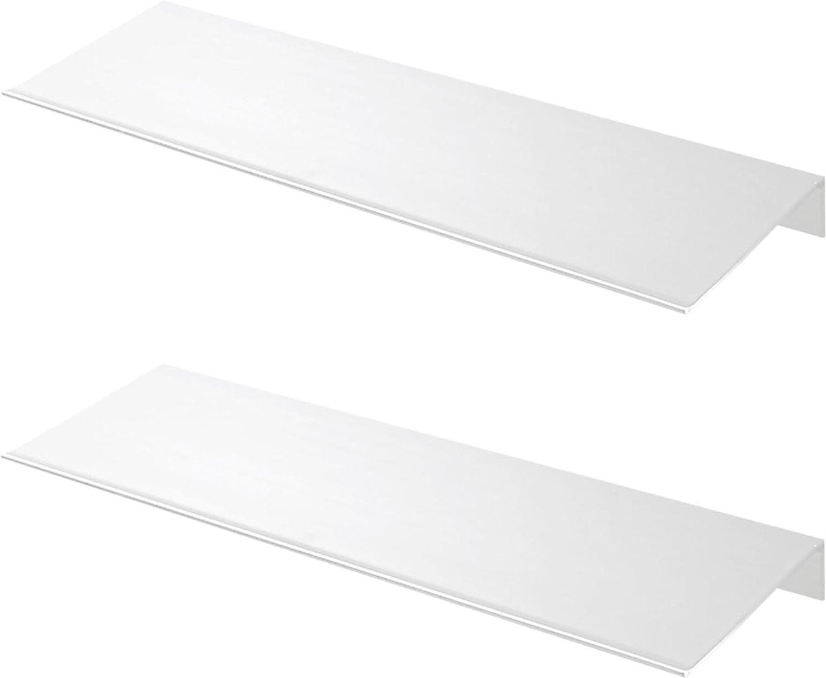 Wit Wandrek Zwevende Plank van Roestvrij Aluminium voor Decoratieve Opslag