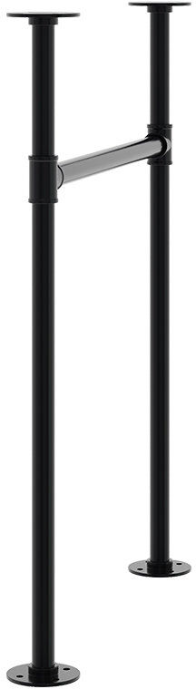Symple Stuff Table Leg Black 71cm H x 50cm W x 7cm D