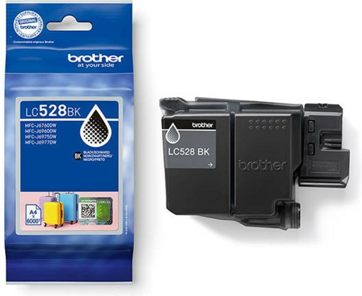 Brother LC-528BK - Schwarz - Druckerpatrone - Extra hohe Kapazität