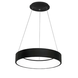 ROSSINI ILLUMINAZIONE CHOPIN – Runde LED-Hängeleuchte 36 W, 3000 K, warmes Licht, schwarze Metallstruktur, Methacrylat-Diffusor, IP20 – Rossini-Gruppe