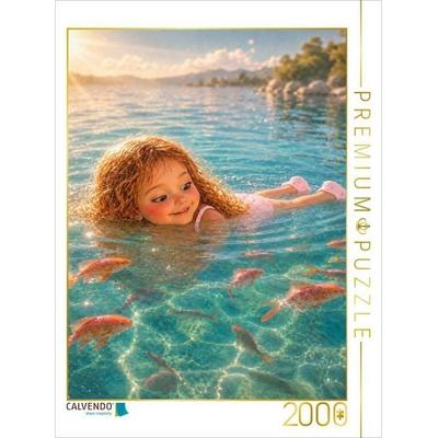 CALVENDO Puzzle Zauber des Sees | 2000 Teile Lege-Größe 90x67cm Foto-Puzzle für glückliche Stunden
