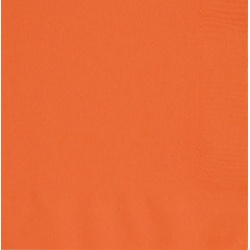 50 grosse Servietten orange 33 x 33 cm