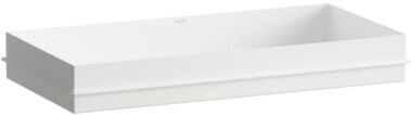 Laufen METAPHOR Einbauwaschtisch H517ME70001121 750x375x111 mm, ohne Armaturenbank, ohne Hahnloch, ohne Überlauf, weiß