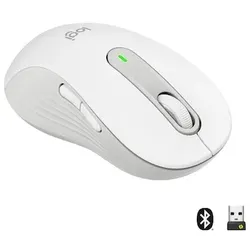 Logitech Signature M650 Gr.L Kabellose Maus Weiß