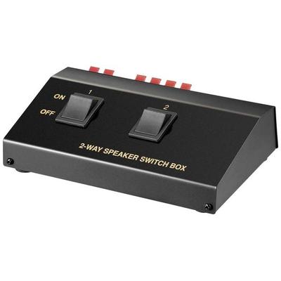 Goobay 60928 2 Port Lautsprecher-Umschalter einzeln schaltbar