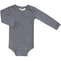 Joha Body langarm Wolle/Seide, grau, 56