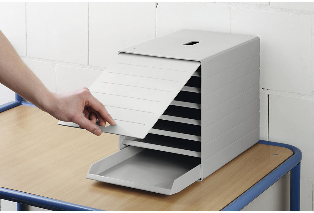 Schubladenbox, HxBxT 322 x 250 x 365 mm, grau DURABLE