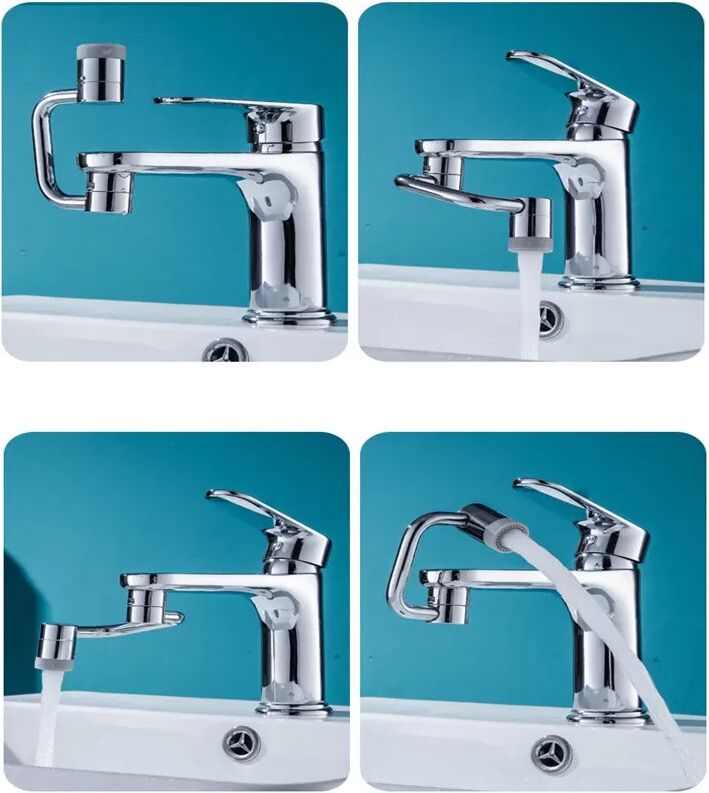 INF Buse rotative pour robinet de cuisine 2 modes de pulvérisation