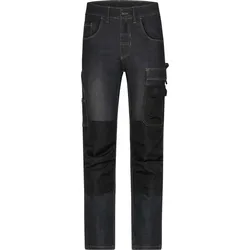 James & Nicholson Herren Workwear Stretch-Jeans Jeanshose JN875
