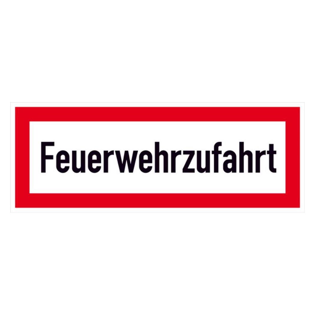 SafetyMarking Hinweisschild für die Feuerwehr Feuerwehrzufahrt (11.2899)