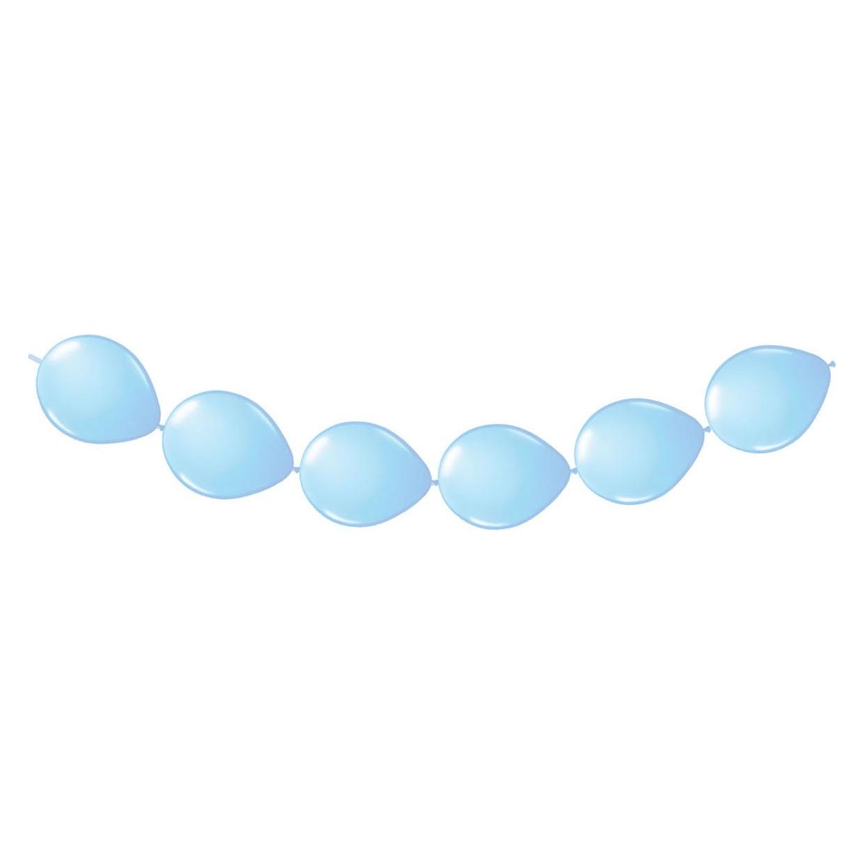 Folat Leichte blaue Taste Luftballons (1x) (FO08460)