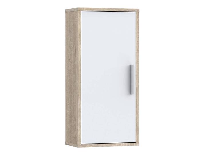 Meuble haut I 33 x 70 x 20cm Blanc/Marron
