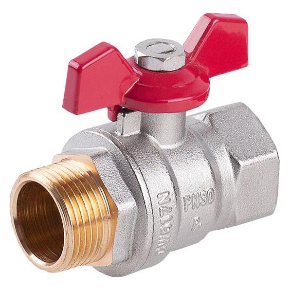 Perfexim water ball valve WZ DN25 reinforced butterfly PHA-004 G1 (00-004-0250-000) (00-004-0250-000)