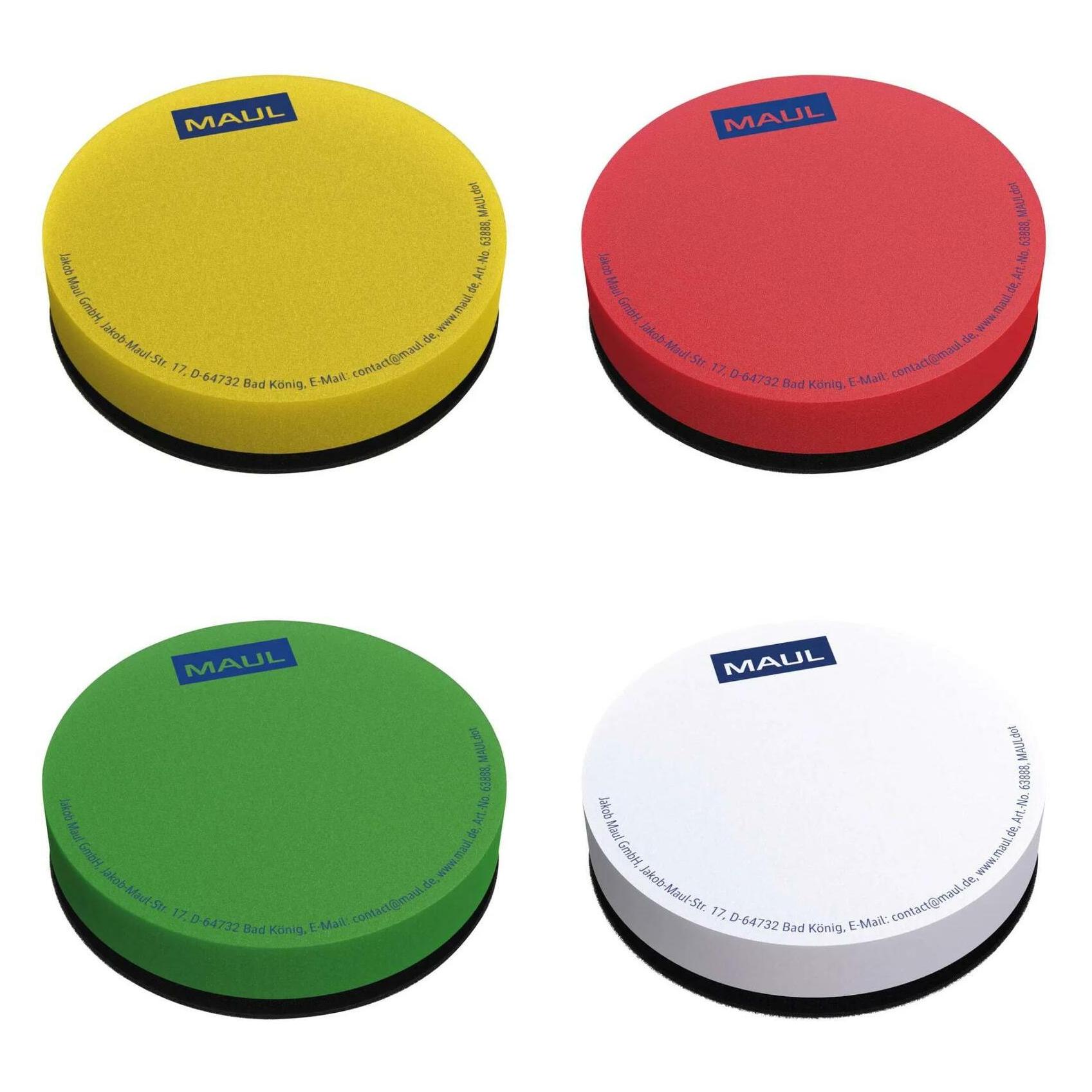 Maul Tafelwischer MAULdot Filz, magnetisch, 10 Stk., Zubehörtyp: Tafelwischer, Set: Ja (6388899)