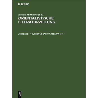 Januar/Februar 1961, Gebundene Ausgabe von , De Gruyter, 978-3-11-259321-9