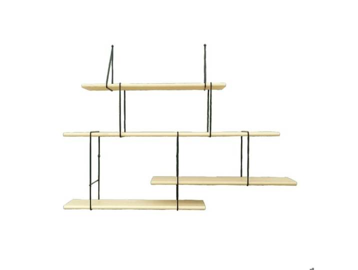 Étagère murale Studio Hausen Link shelf set 2 - ash/black - 140x96x24 cm - Noir - Adulte