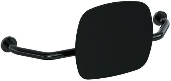 Hewi 801 Rückenstütze 801.51.917390 Wandabstand 230mm, Lehne tiefschwarz, tiefschwarz