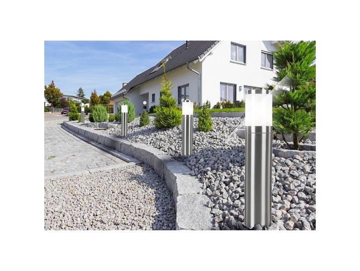 Borne lumineuse 50cm Argenté/Argenté