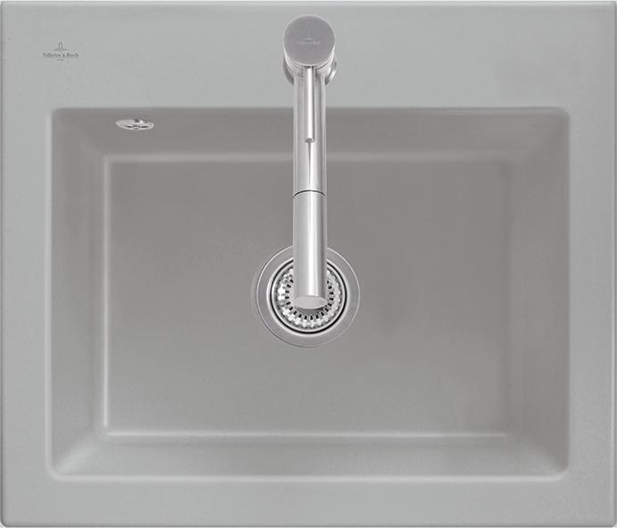 Villeroy & Boch V&B Spüle SUBWAY 60 S 600x510mm Handbet we