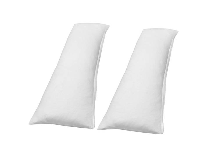 Taies d’oreiller 0077144 I lot de 2 Blanc/Blanc Jersey