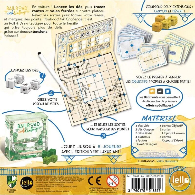 iello Railroad Ink Challenge jaune
