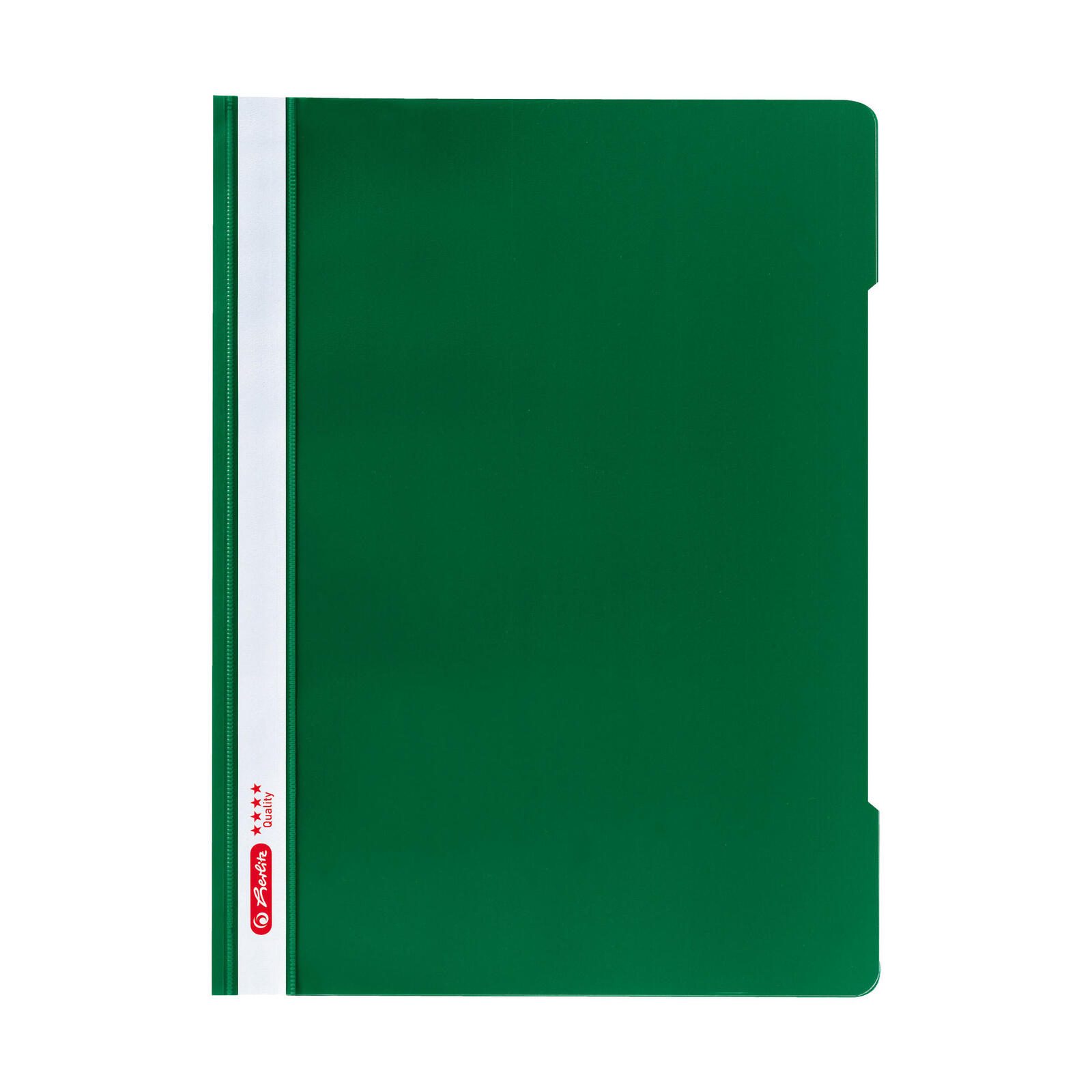 herlitz Schnellhefter Quality DIN A4 Kunststoff grün 400194397