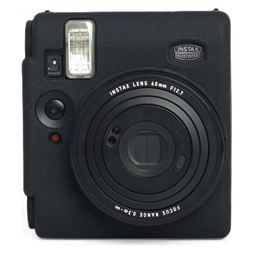 Loveinstant Futerał Etui Pokrowiec Case Silikon Do Fuji Fujifilm Instax Mini 99 Czarny (LOVEINSTANT)
