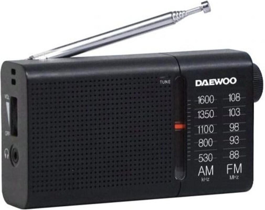 Daewoo Draadloze Radio DW1119, Zilver