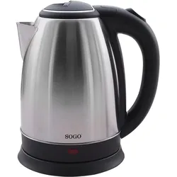 Sogo KET-SS-5790-SS, Wasserkocher, Schwarz, Silber