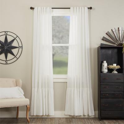 VHC Brands Elizabeth Ruffled Panel Set of 2