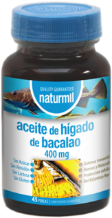 Naturmil Cod Liver Oil 400 mg 45 Capsules