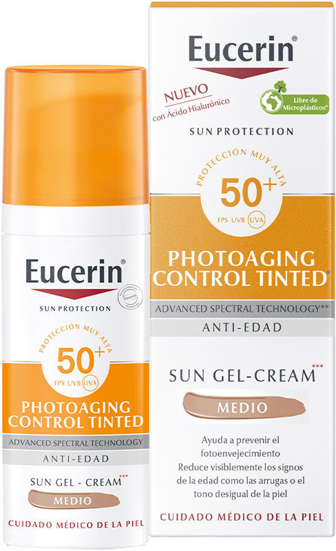 Eucerin Sun Protection Photoaging gel-crema SPF50+ #medium