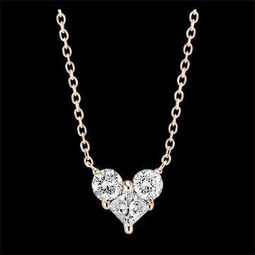 Edenly Halskette Kostbares Geheimnis - Lovely - RosÃ©gold, 9 Karat, mit Diamant
