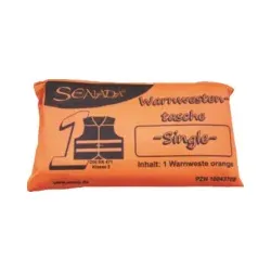 SENADA Warnweste orange Single Tasche 1 St