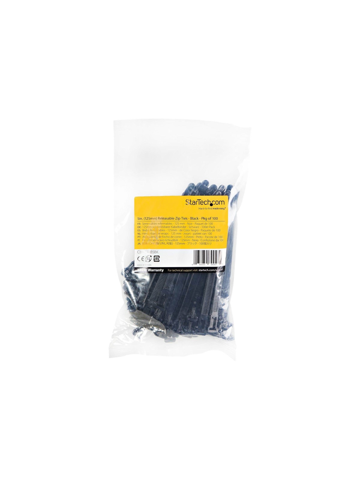 StarTech.com Reusable Cable Ties 7mm 1000 pcs.