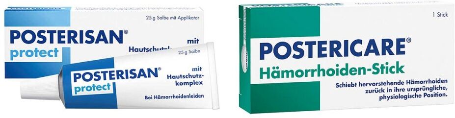 Posterisan protect Salbe bei Hämorroiden + Hämorrhoiden-stick