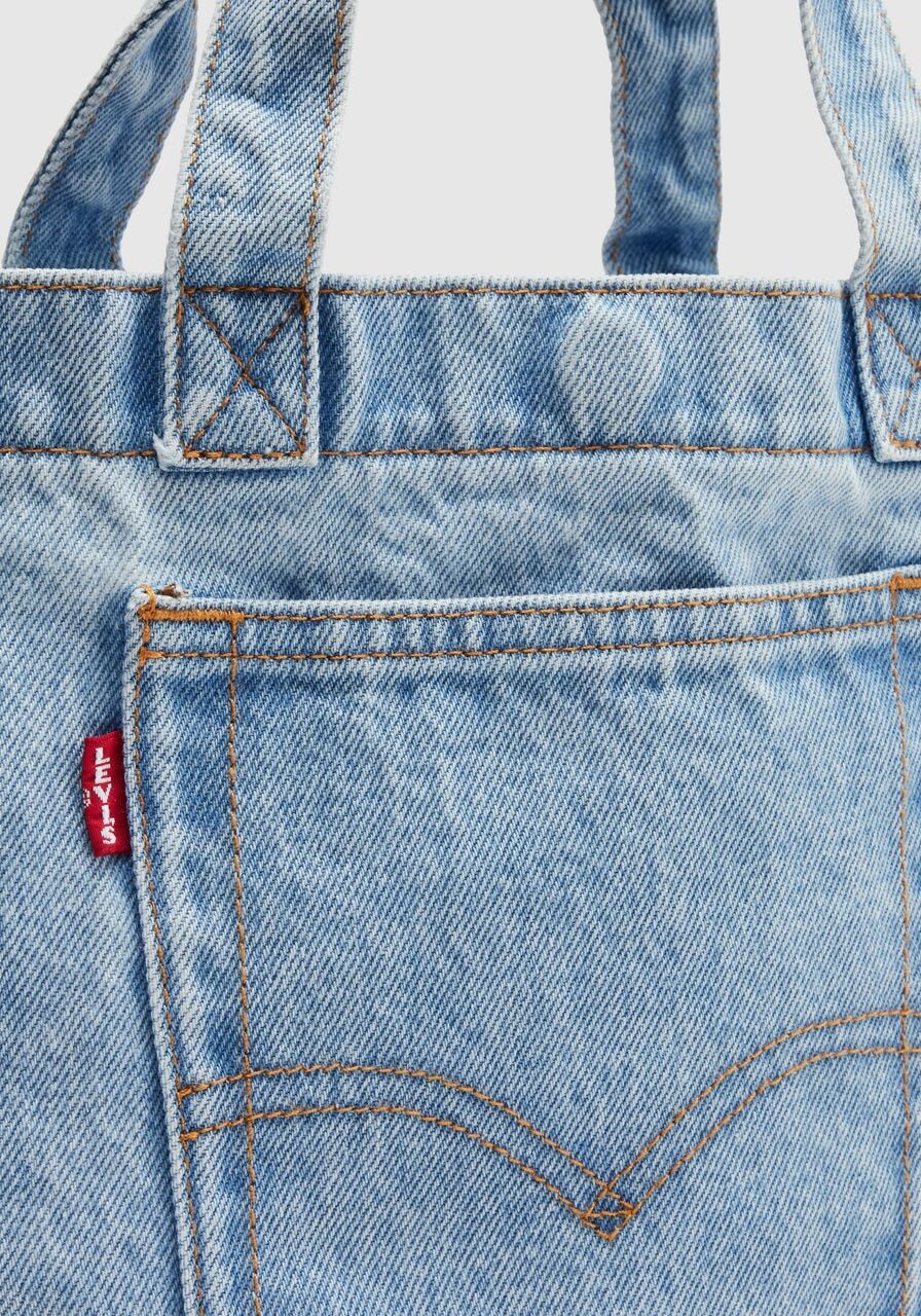 Mini Bag LEVI'S, Damen, blau (ocean indigo wash 12), Denim/Jeans, Baumwolle, Taschen
