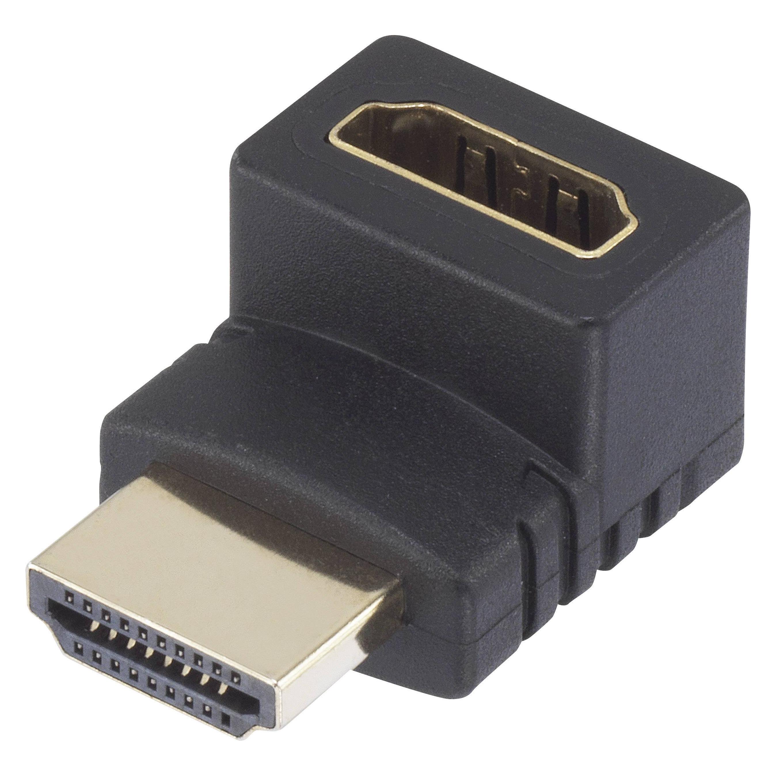 SpeaKa Professional SpeaKa HDMI Adapter Stecker auf Buchse nach oben gewinkelt 270° (SP-7870128)