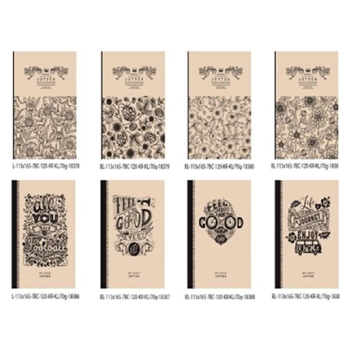 Fresh Dekoratives Notizbuch 113x165/120K Raster (Harter Einband) (41954322)