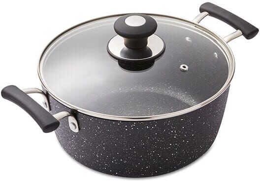 Tower Precision 24cm Stock Pot Black
