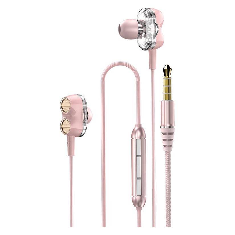 Dudao X15 in-ear headphones Pink (Kabelgebunden) (X15-PINK)