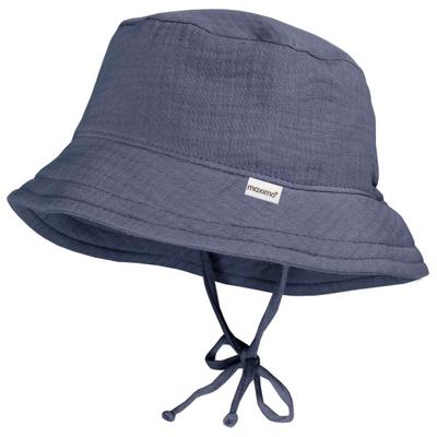 maximo - Kid's Mini Hut Band Musselin Futter - Hut Gr 45 cm blau