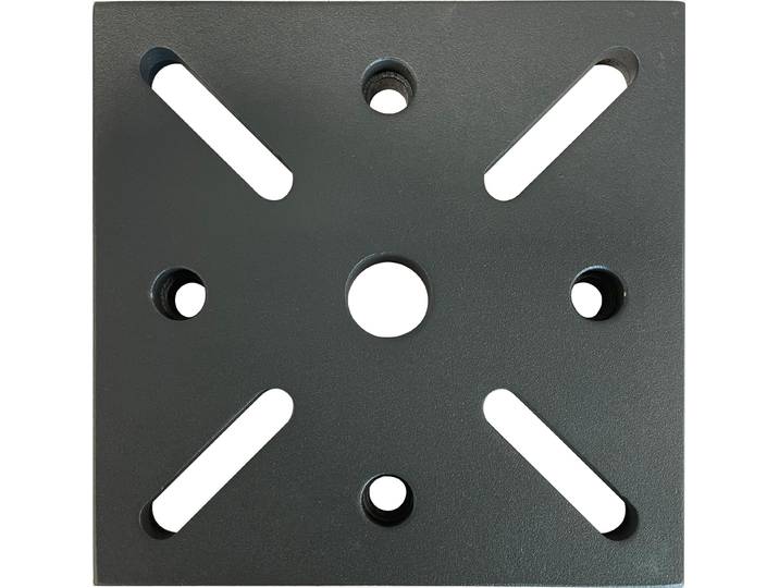 Axi Adaptateur Pour Pied De Parasol En Acier\, Noir Socle\, Base Pour Jardin / Terrasse Convient Aux Parasols Suspendus