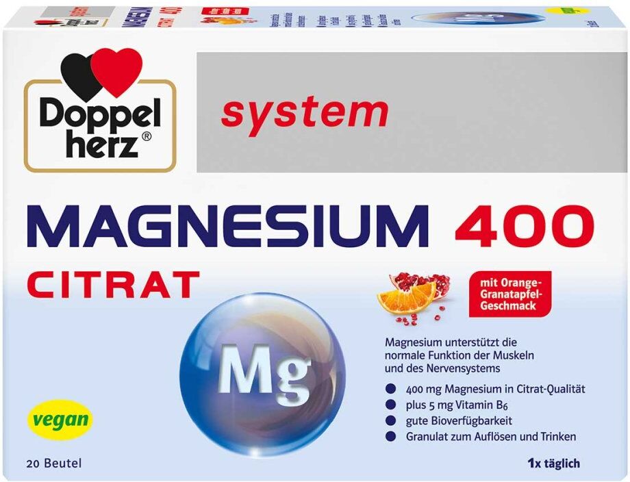 Doppelherz system Magnesium 400 Citrat